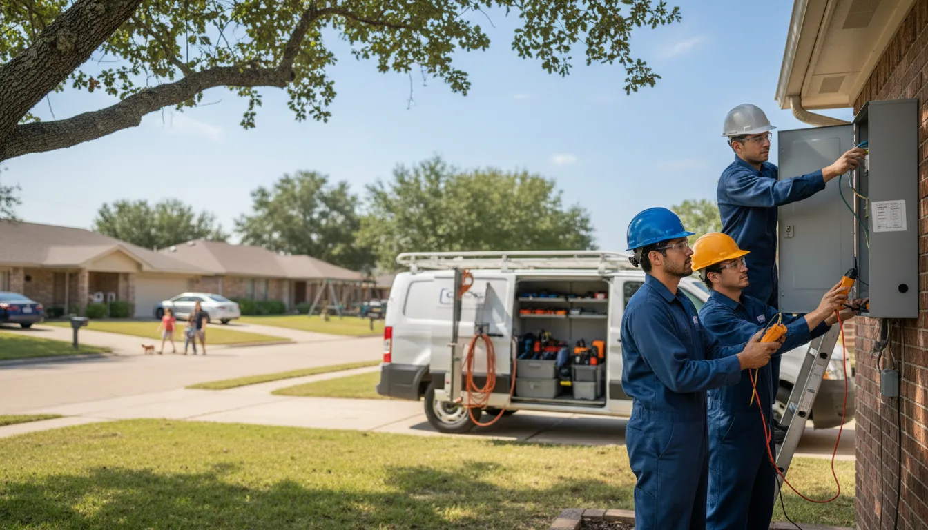 Certified electrician providing emergency electrical services in Mapleton, IA